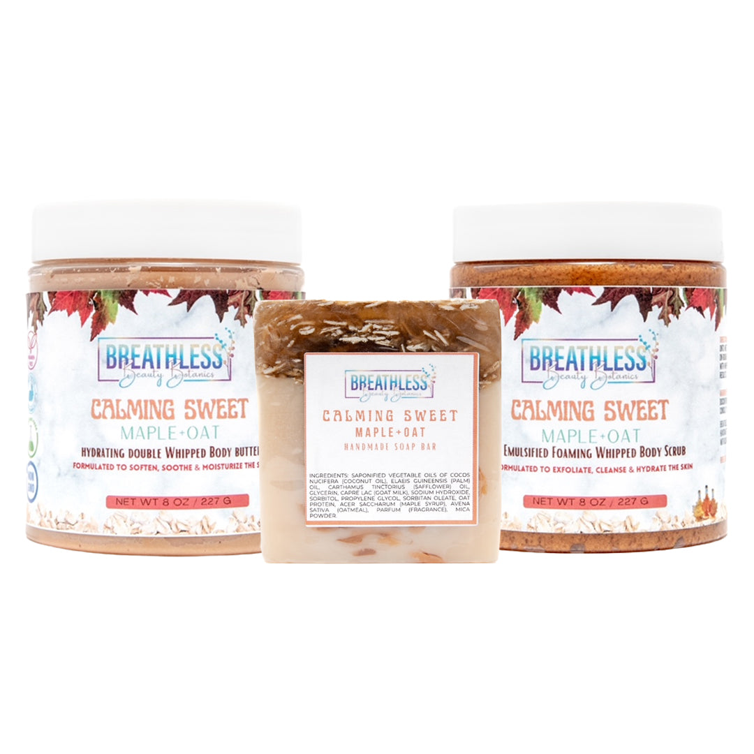 Calming Sweet Maple + Oat Deluxe Bundle