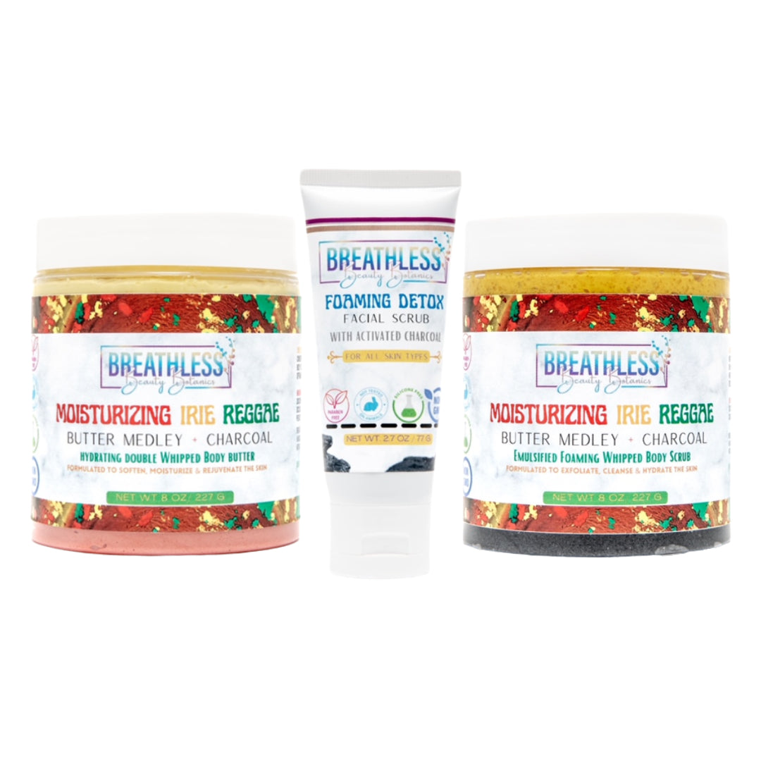 Moisturizing Irie Reggae Butter Medley + Charcoal Ultimate Bundle