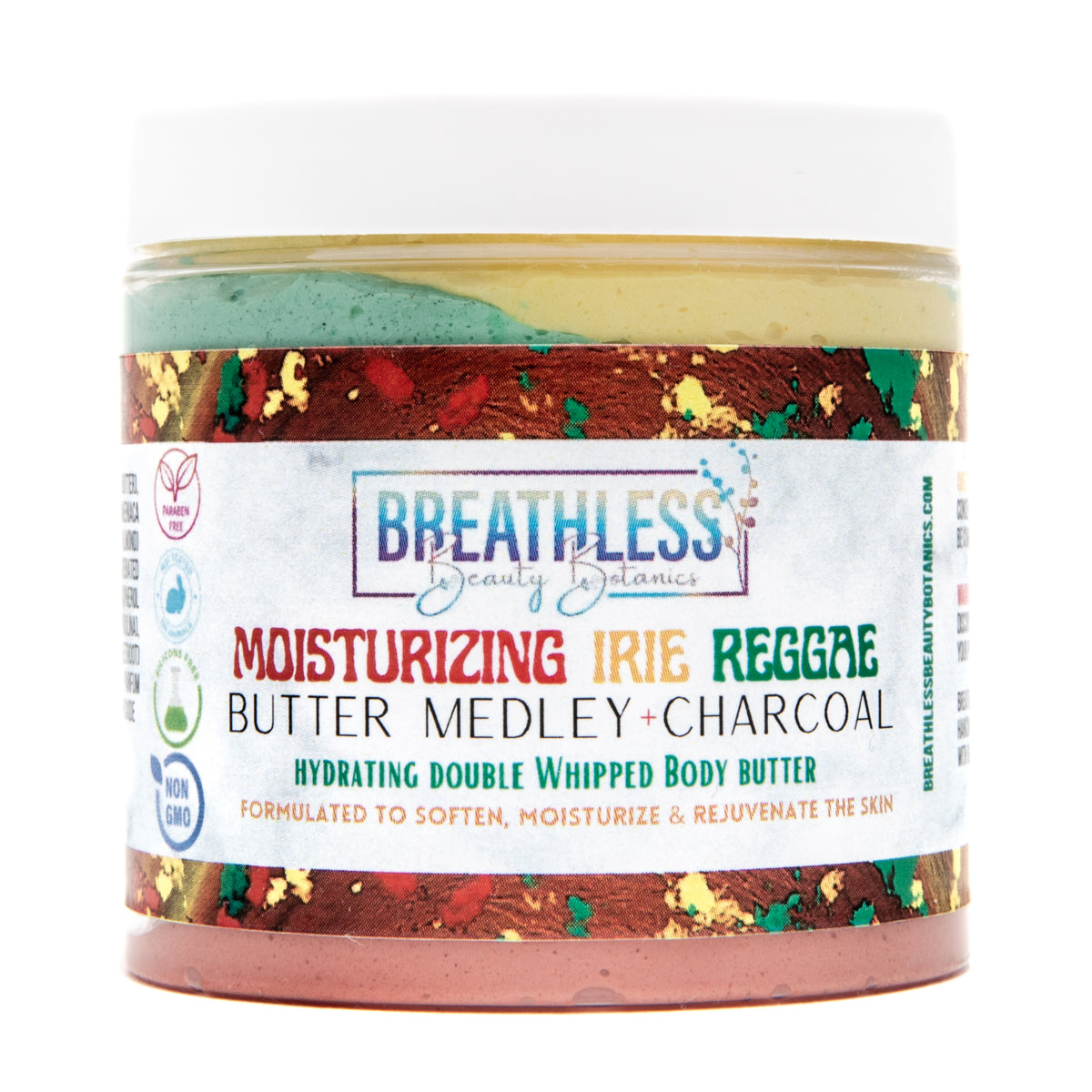 Moisturizing Irie Reggae Butter Medley + Charcoal