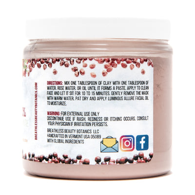 Refreshing Tropical Cranberry + Pomegranate Dry Facial Mask