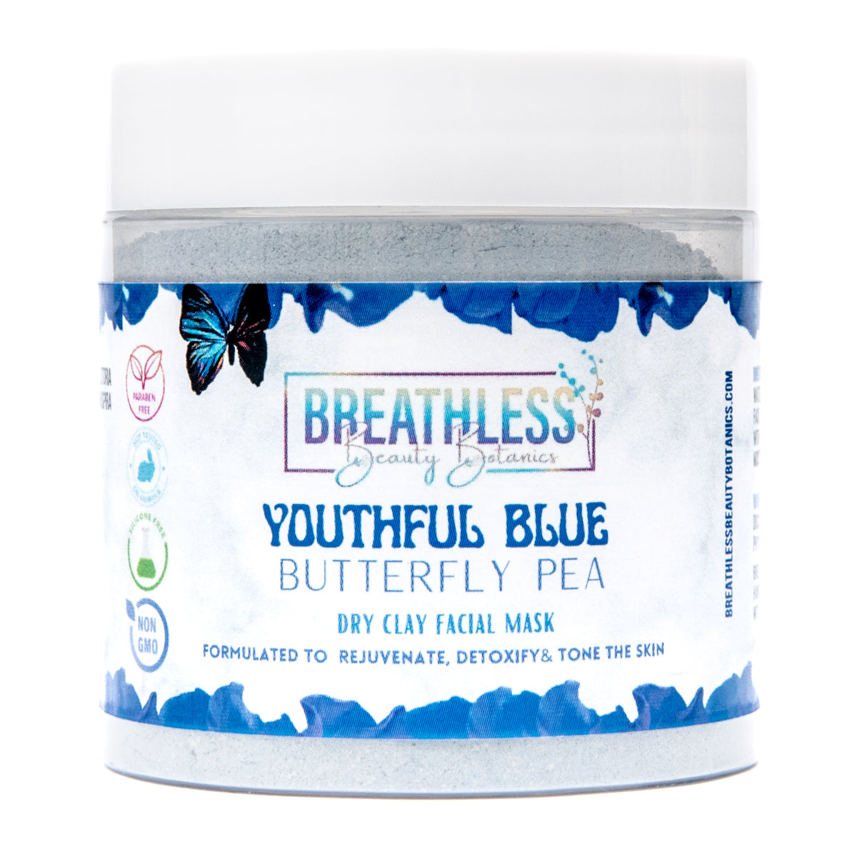 Youthful Blue Butterfly Pea Dry Facial Mask